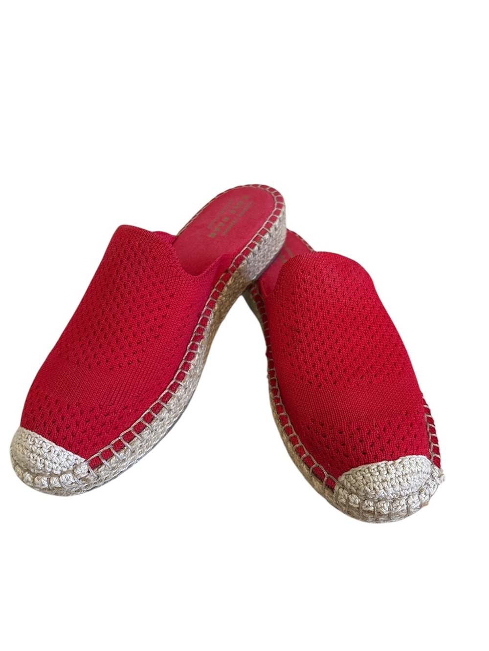 Cole Haan Red Espadrille Mule - Women's Slip-On Shoe, size 6.5